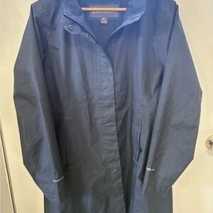 Eddie Bauer Dark Blue Trench Coat